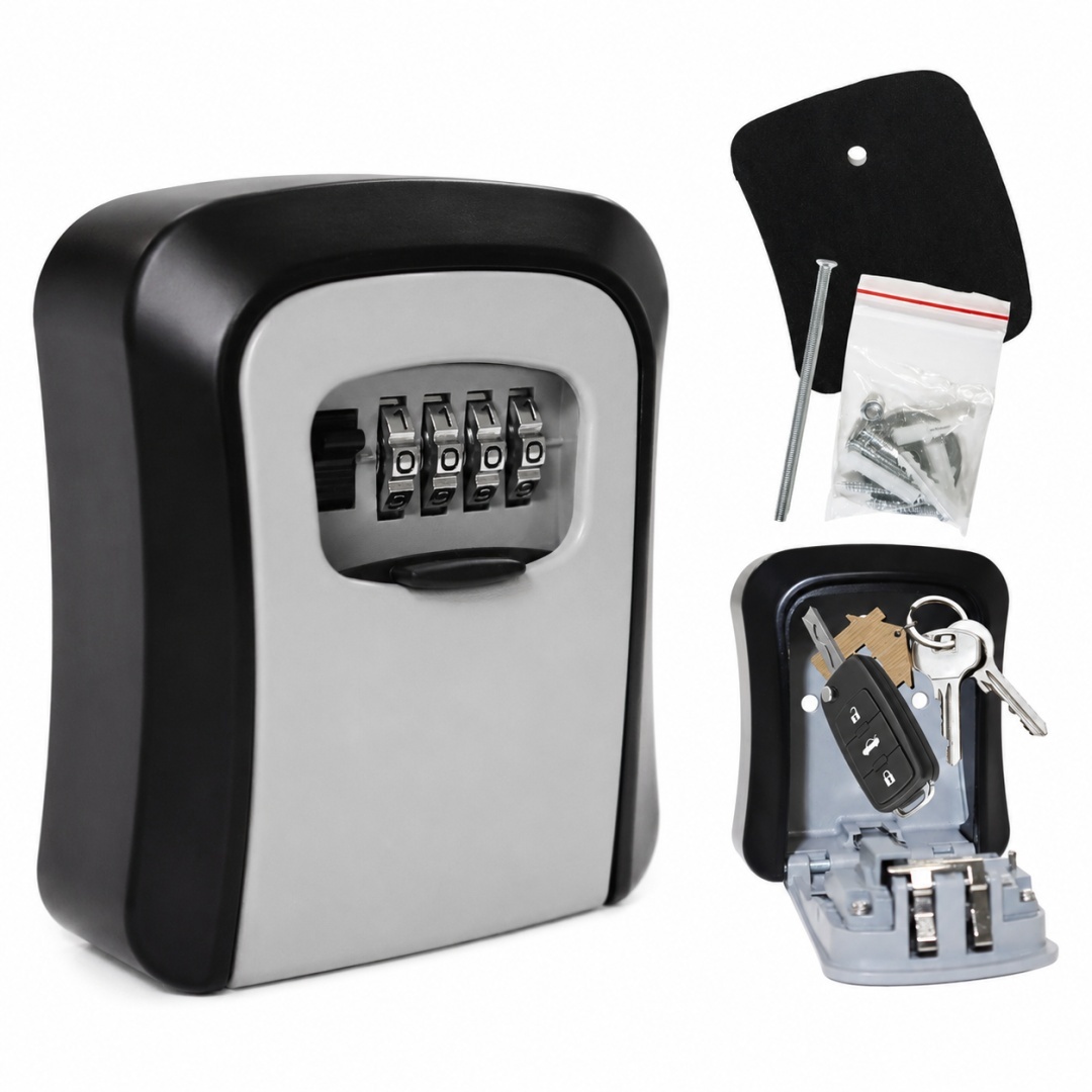 Trezor na klíče s kódovým zámkem Mini trezor Schránka na PIN kód MS14401